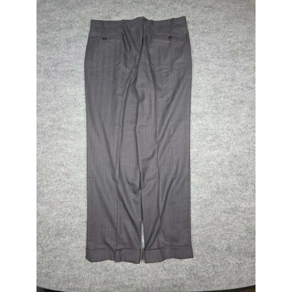 Ermenegildo Zegna SUIT SET 15 Milmil 15 Men's 52R Gray Pink Striped 100% Wool